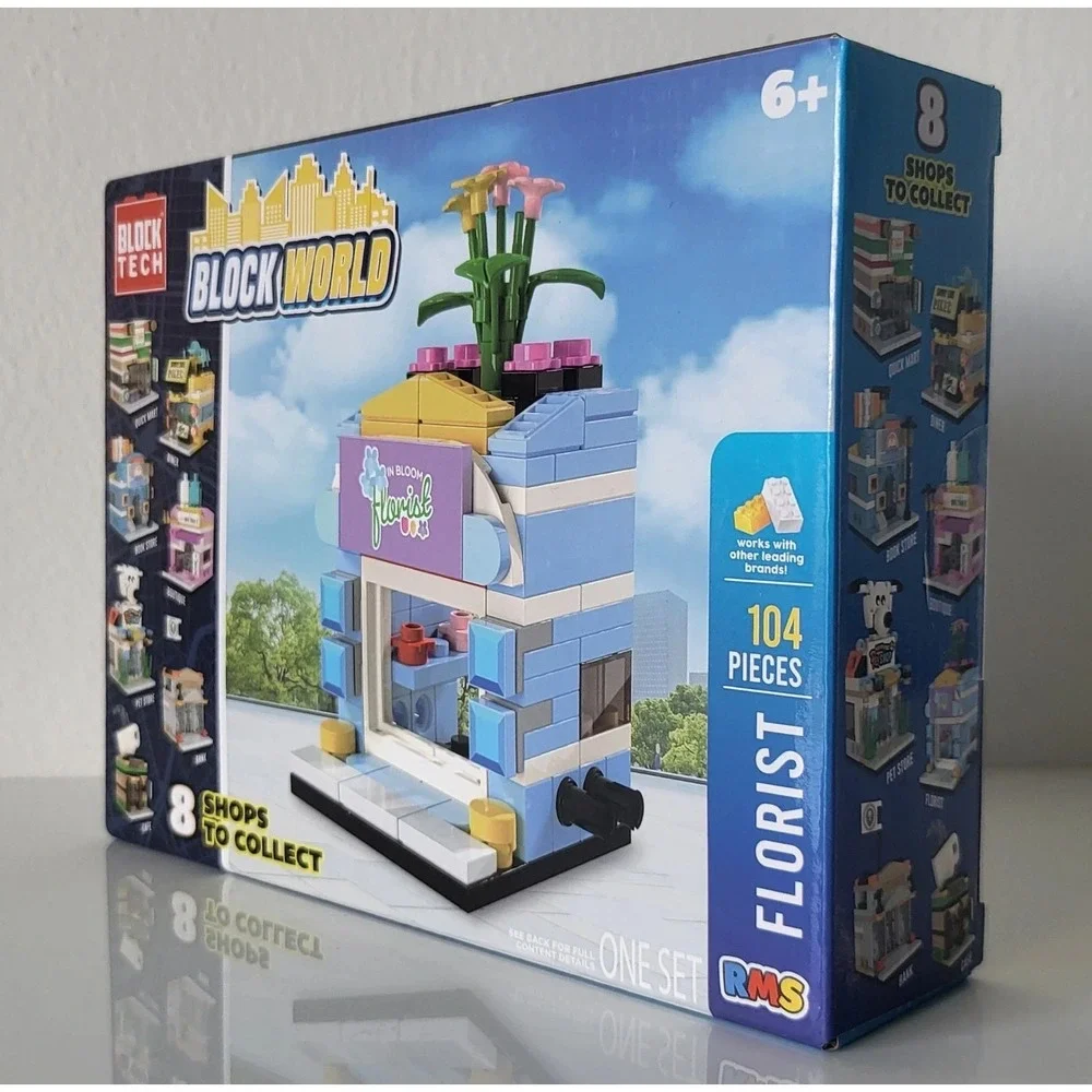 Block Tech Block World Florist Building Set NEW Sealed